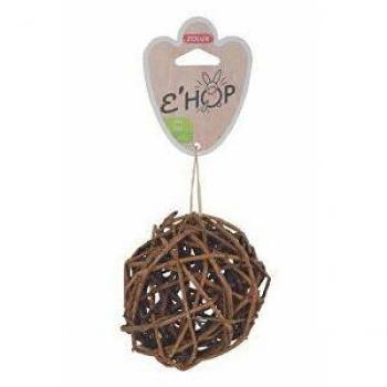 Bola Rattan Dark 10 cm para Conejos