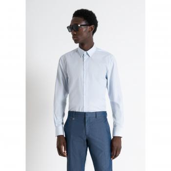 Antony Morato Blue Long Sleeve Shirt - Size M