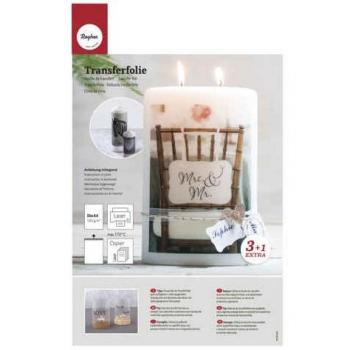 Pack de 4 Feuilles de Transfret A4
