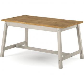 Grey Corona Live Edge Large Dining Table, Grey