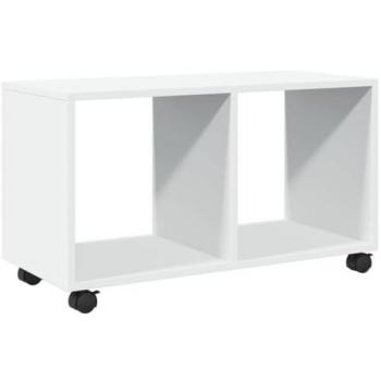 VIDAXL - Mobiletto con Ruote Bianco 72x33x42,5 cm in Truciolato 553822