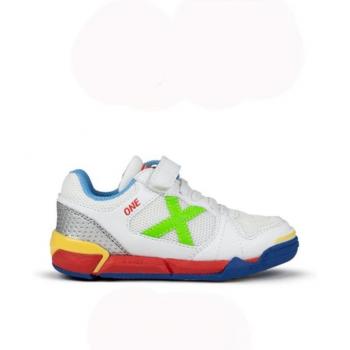 Scarpe Da Calcetto Indoor Munich One 67 Bambini Bianche