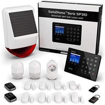 Safe2Home Funk Alarmanlagen Basis Set SP310 Profi