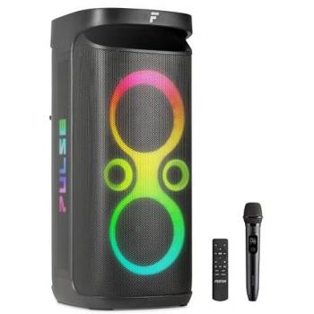 Fenton Pulse130 - Enceinte Lumineuse Bluetooth 260W, 12H Batterie, Résistante aux Éclaboussures