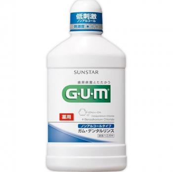 Sunstar G.U.M. Non-Alcoholic Gum Dental Rinse 500ml - Periodontal Disease Prevention Mouthwash
