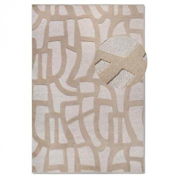 Villeroy & Boch 1879 Therese Short Pile Rug, Polyester Beige – 200×290 cm