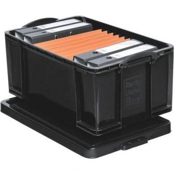 Boîte de rangement Really Useful 64 L noire