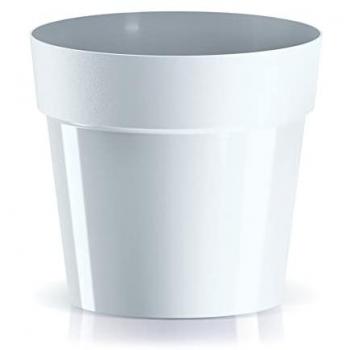 Maceta CUBE BASIC 159x159x146 mm Blanco