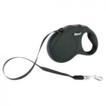 Ancol Reflective Dog Lead Black 1.2m