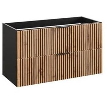 Mobili per Bagno Gaia 100 cm – Marrone e Nero