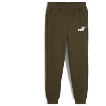 Puma Essentials Logo Sweat Pants Dark Olive for Boys 15-16 Years