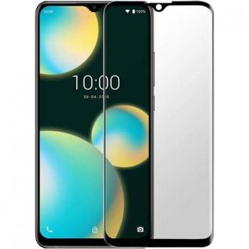 Protector de Cristal 9H Biselado Wiko View 4/4 Lite – Marco Negro