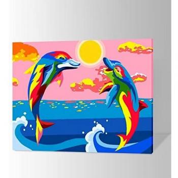 ColorSplash Dolphin Painting Set