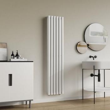 Termosifone Nore ad Acqua Calda Pannello Doppio 160 x 36 cm Bianco