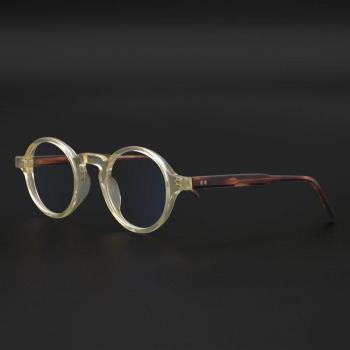 Montura Vintage Redonda – Gafas de Miopía Hecha a Mano