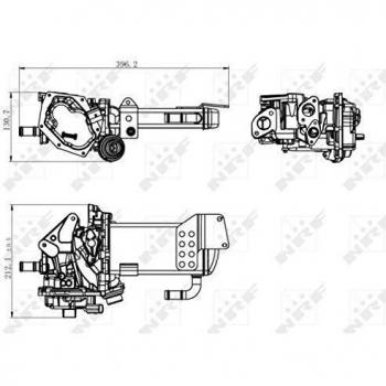 NRF AGR-Modul Audi A4 A5 A6 Q5 Seat Exeo