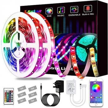 L8star 10.2m/33ft LED Strip Lights for Bedroom Decoration