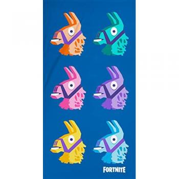 Lama‑Badetuch Fortnite 75 × 150 cm – Softweiche Baumwollfaser