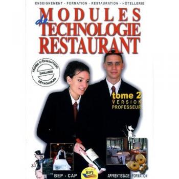 Isabelle Saujot Modules De Technologie Restaurant Cap : Tome 2 Version Professeur