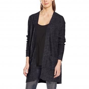 VILA RIB L/S CARDIGAN-NOOS, chaqueta punto Mujer, Azul
