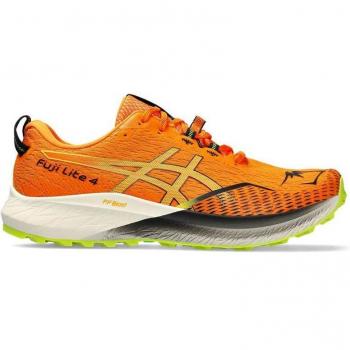 Zapatillas de trail asics fuji lite 4 hombre bright naranja/amari