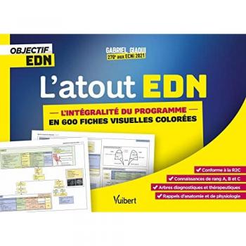 Objectif EDN : L'Atout EDN: Le programme R2C en 600 fiches visuelles colorées
