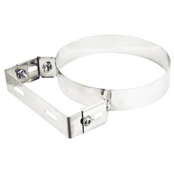 Collier d’assemblage tube réglable acier inox 13 cm