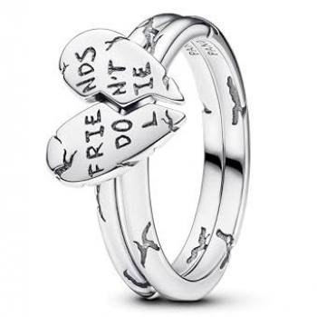 Pandora Fingerring Pandora x Stranger Things Ring teilbar 193575C00-52 Silber