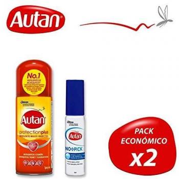 Autan Pack Protección Plus, Aerosol Repelente Multi Insecto + Tratamiento No+Pick