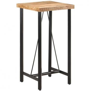 Bar Table 55x55x107 cm Mango Wood and Iron vidaXL