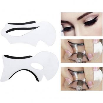 2pcs Eyebrow Stencils for Cat Eye & Smokey Eye Makeup