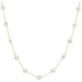 Valero Pearls Collana Oro e Bianco