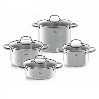 Set Fissler San Francisco 4 pezzi – Acciaio inox