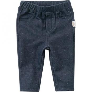 Autumn Star Print Pocket Pants for Baby Girls - Full Length Toddler Trousers