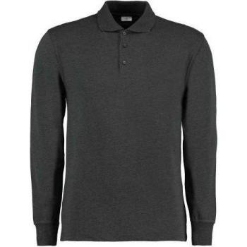 T-shirt polo Kustom Kit Mens manches longues métallique fusée