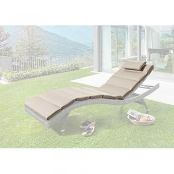 Destiny Polsterauflage Liege 200x60 cm Sand Meliert