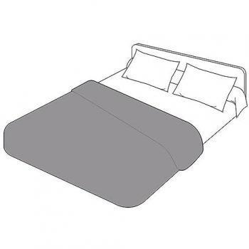 Housse de couette étirable JERSYLOR Taupe