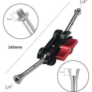 Brazo Multi‑Funcional para Cámara DSLR y DV con Tornillo 1/4