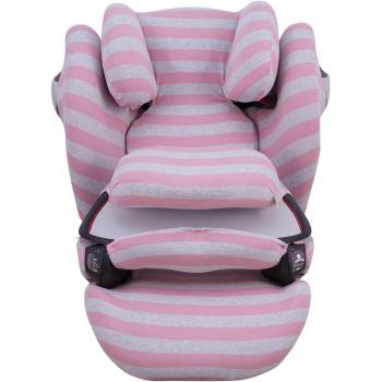 JYOKO - Funda para silla de coche compatible con Cybex Pallas M-Fix Y Cybex Pallas S-Fix Jyoko Pink Island