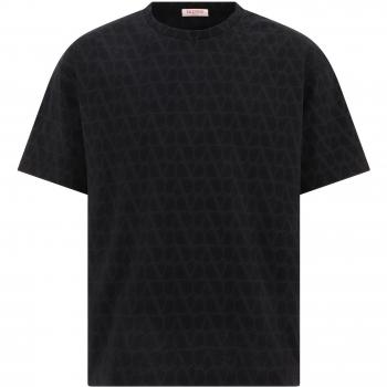 T-Shirt Valentino Uomo Nero Taglia S