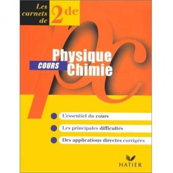 Physique-chimie, seconde, carnet de cours