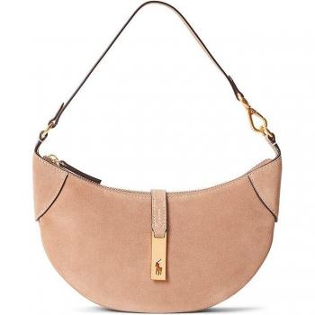 Polo Ralph Lauren Hobo Bag für Damen - Kleine Schultertasche - Unisize - Braun
