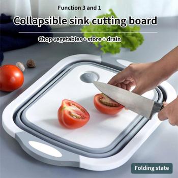 Collapsible Dish Tub with Draining Plug
