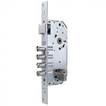 Talleres De Escoriaza - Tesa Assa Abloy TFB7Q 1 R100B Serratura monopunto di sicurezza per porte in legno, ottone, Cil. 30 x 30 mm