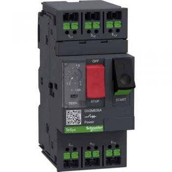 Motorschutzschalter GV2ME06A SnapIN – 3p 1‑1,6 A