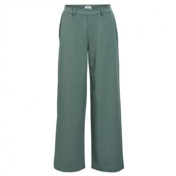 Pantaloni Lisa Wide Leg Fit Verde Scuro 38