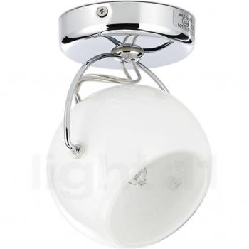 Fabbian Beluga Luminaire Plafonnier Verre Opale Blanc