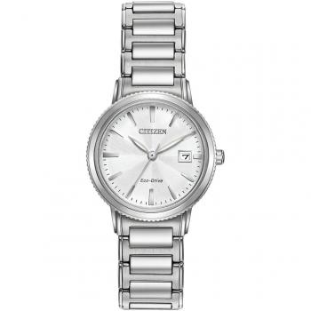 Citizen Damen EW2370-57A Analog‑Uhr mit Edelstahlarmband