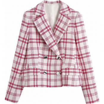 Chic Women’s Blazer and Skirt Two-Piece Outfit