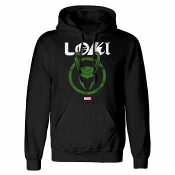 Sudadera Unisex Marvel Studios Loki - Logotipo Desgastado Negro M